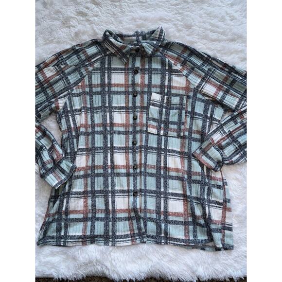 Modish Rebel Women’s Sz. S Button Plaid Shirt. Soft, Comfortable - Picture 2 of 15